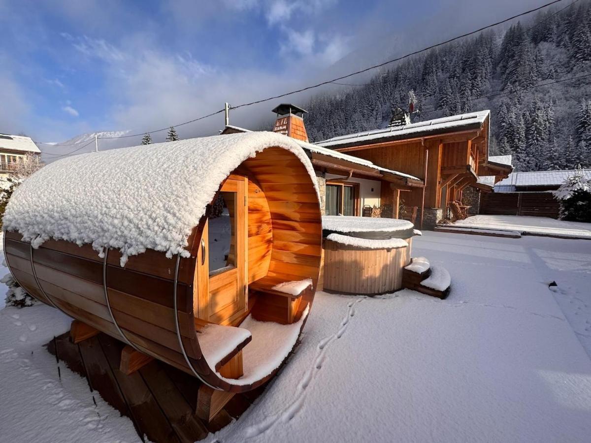 Amazing With Hot Tub Sauna And Panoramic View Chamonix