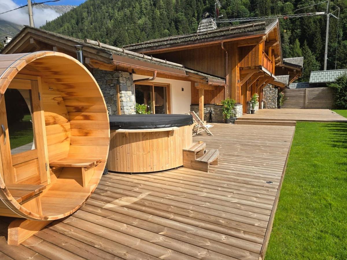 Chalé Amazing With Hot Tub Sauna And Panoramic View Chamonix